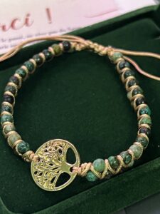 Bracelet Arbre de Vie Jaspe Africain - Bonheur photo review