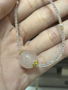 Collier Quartz Rose – Sphère Intuitive photo review