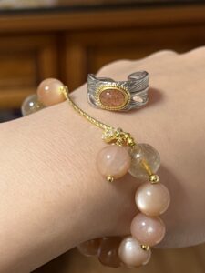 Bague Pierre de Soleil – Plume Solaire, Argent photo review