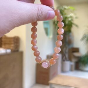 Bracelet Pierre de Soleil et Quartz Rose – Aura Tendre photo review