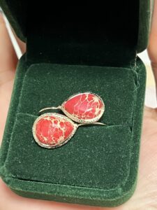 Boucles d’Oreilles Jaspe – Flamme d'Amour photo review