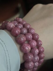Bracelet Rhodonite – Harmonie Rosée photo review