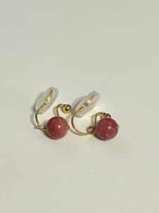 Boucles d’Oreilles Rhodonite – Éclat Doux photo review
