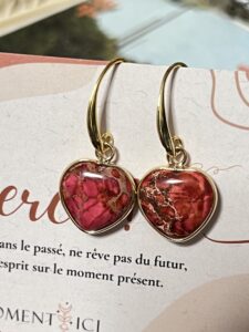 Boucles d’Oreilles Jaspe – Éclat Vital photo review
