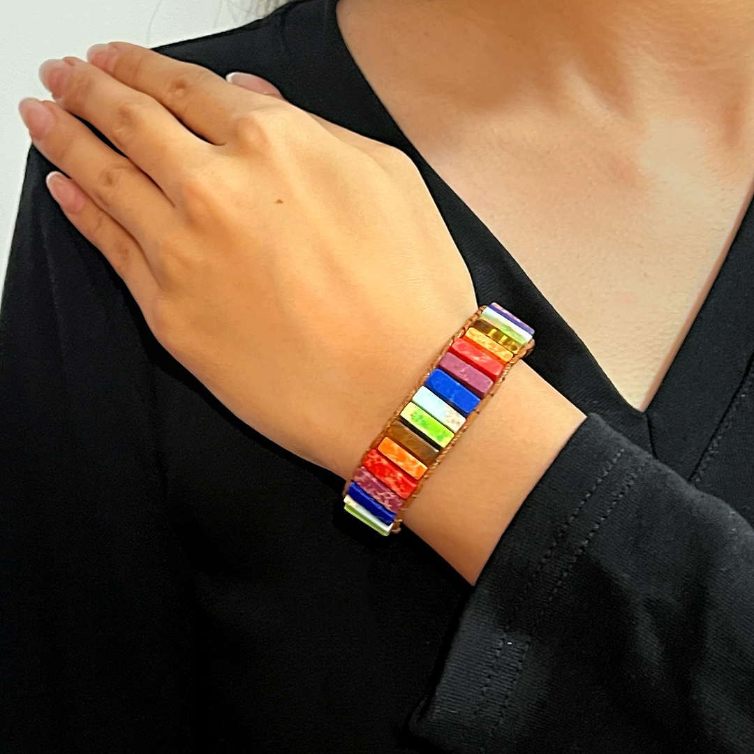 Bracelet Jaspe – Harmonie des Chakras