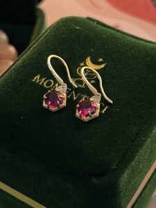 Boucles d'Oreilles Cornaline – Charme Passion, Argent Plaqué Or photo review