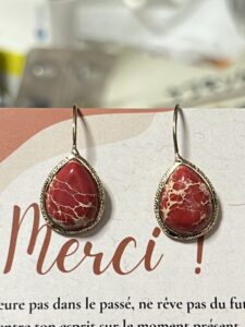 Boucles d’Oreilles Jaspe – Flamme d'Amour photo review