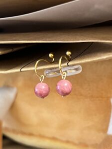 Boucles d’Oreilles Rhodonite – Éclat Doux photo review