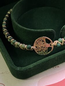 Bracelet Arbre de Vie Jaspe Africain - Bonheur photo review