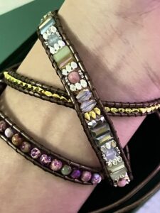Bracelet Wrap Jaspe Africain - Boho photo review