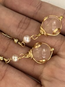 Boucles d’Oreilles Quartz Rose – Spirale d’Amour photo review