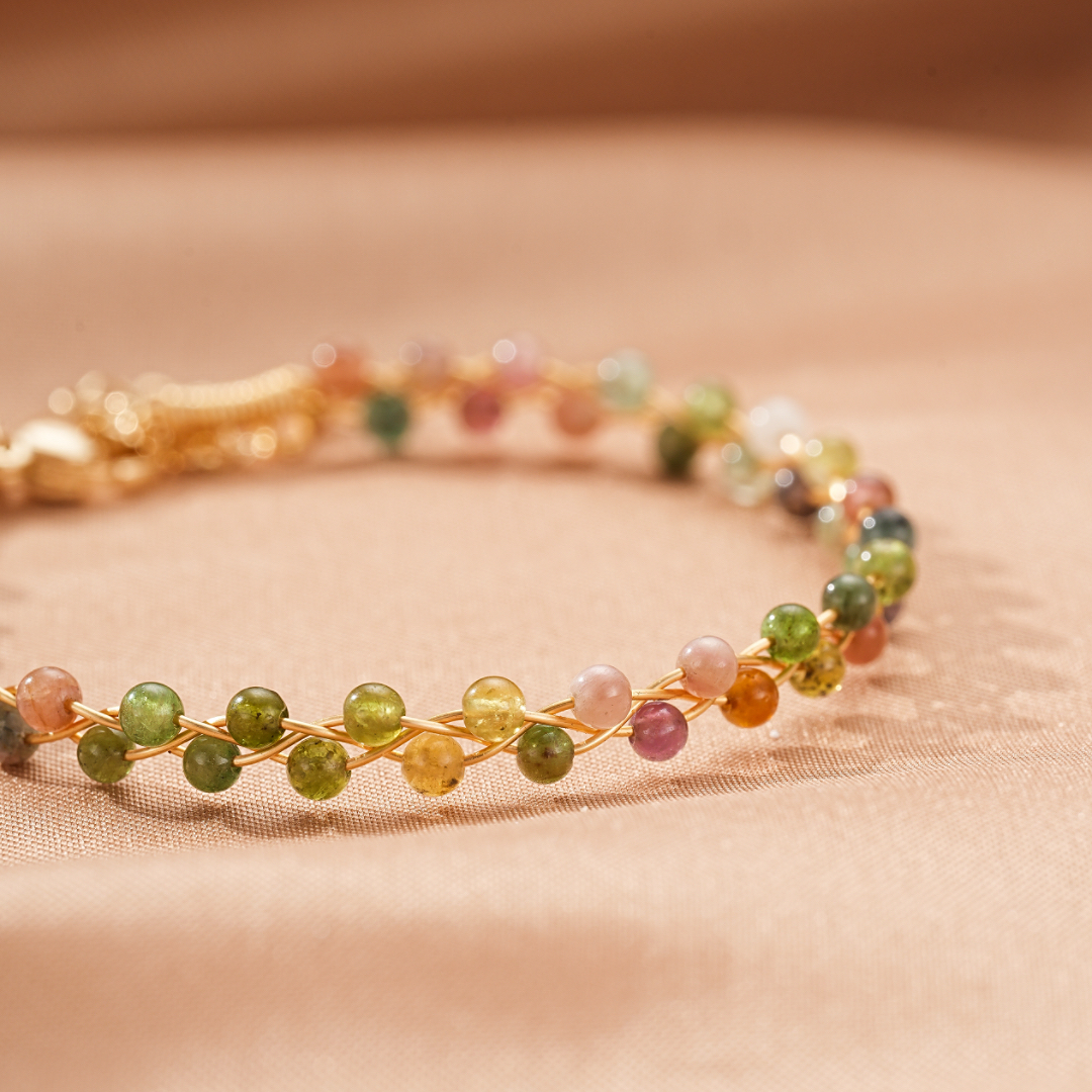 Bracelet Tourmaline – Éclats Arc-en-Ciel