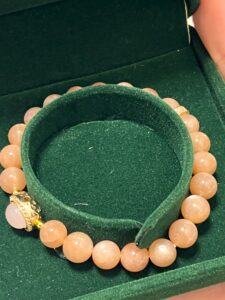 Bracelet Pierre de Soleil et Quartz Rose – Aura Tendre photo review