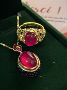 Bague Cornaline – Étoile Flamboyante, Argent Plaqué Or photo review