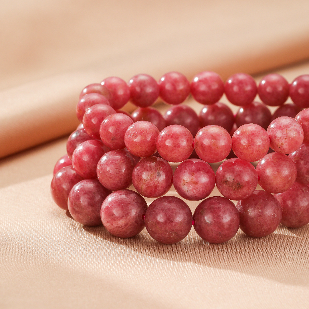 Bracelet Rhodonite – Harmonie Rosée