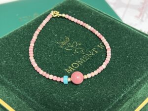 Bracelet Rhodonite et Perles – Élégance Rose photo review