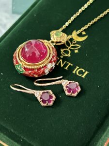 Boucles d'Oreilles Cornaline – Charme Passion, Argent Plaqué Or photo review