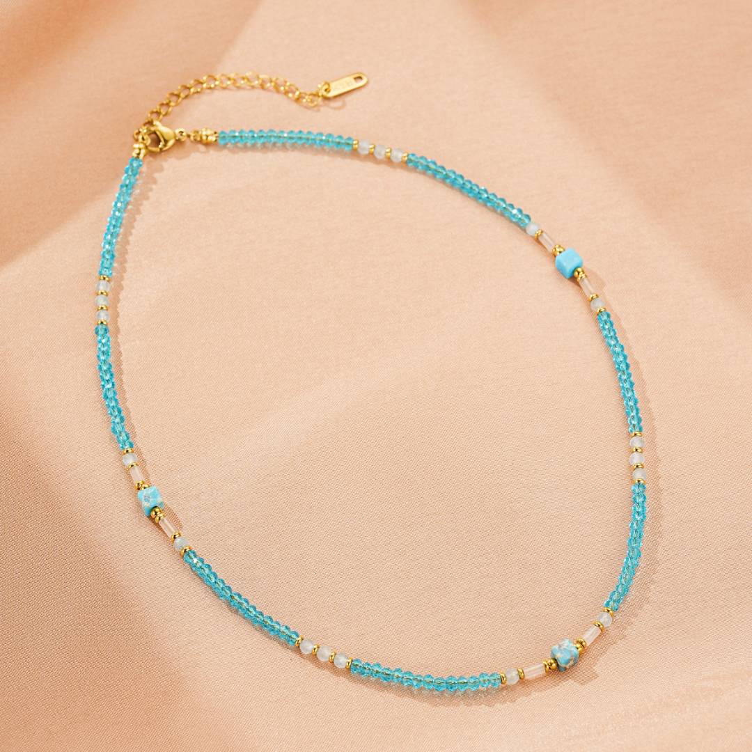 Collier Amazonite – Harmonie Azurée