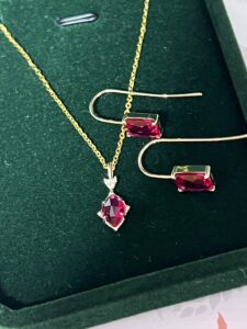 Collier Cornaline et Perle – Élixir de Grâce, Argent Plaqué Or photo review