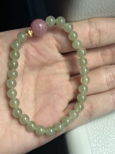 Bracelet Rhodonite et Jade – Duo Bien-Être photo review