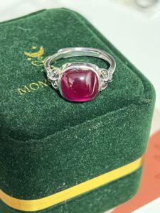 Bague Cornaline – Papillon Élégant, Argent photo review