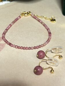 Bracelet Rhodonite – Ciel Rosé photo review