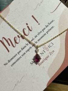 Collier Cornaline et Perle – Élixir de Grâce, Argent Plaqué Or photo review