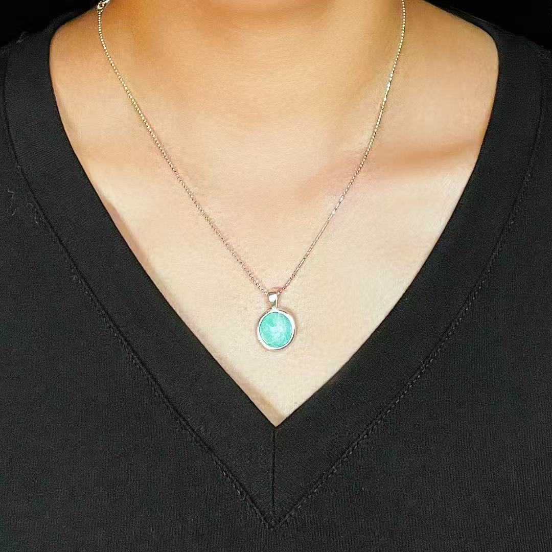 Collier Amazonite/Lapis Lazuli – Sérénité Polaire