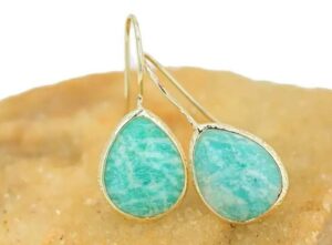 Boucles d'Oreilles Amazonite – Vagues Douces photo review