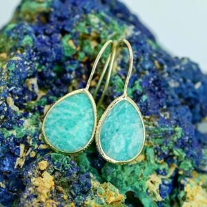 Boucles d'Oreilles Amazonite – Vagues Douces photo review