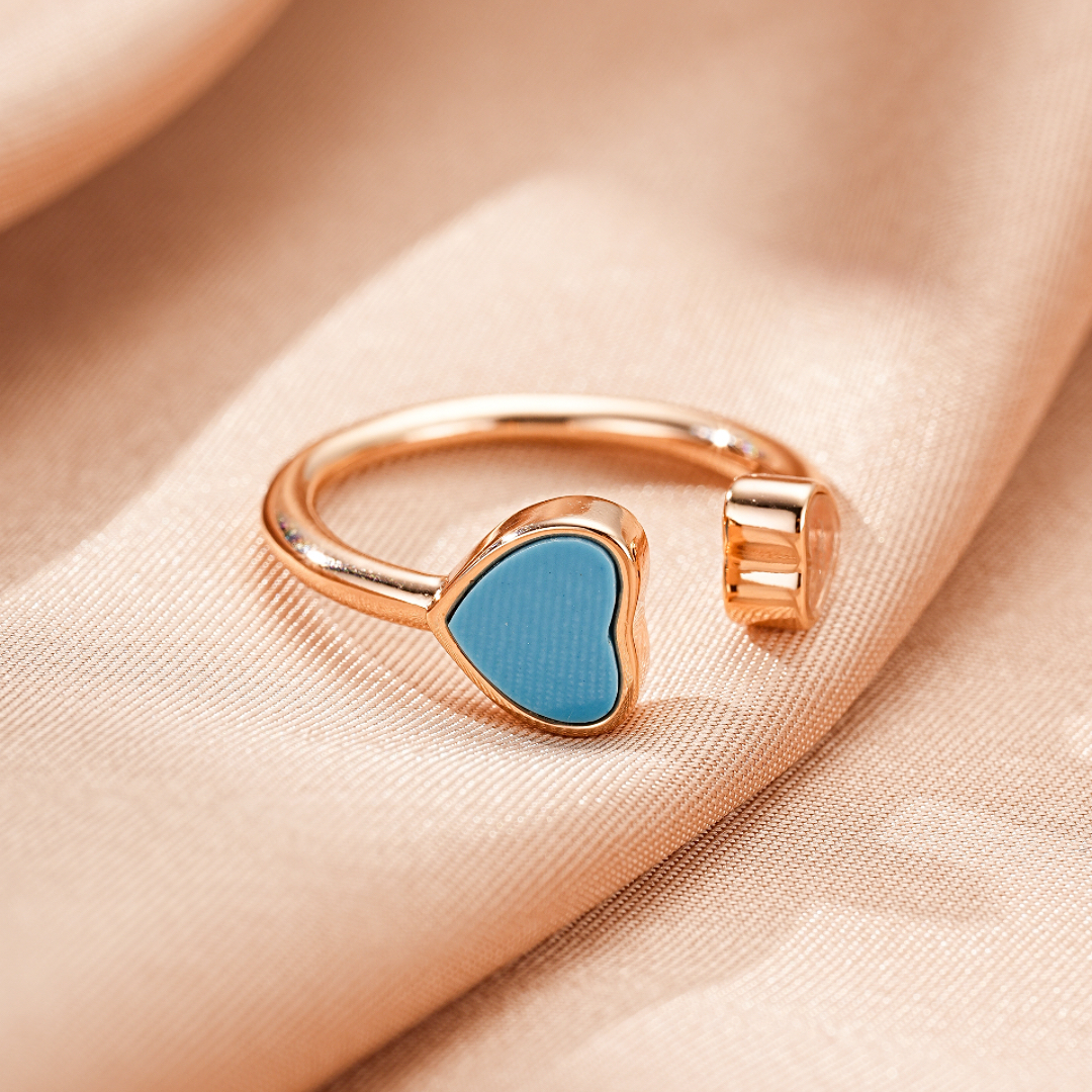 Bague Amazonite – Éclat du Cœur