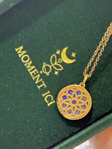 Ensemble Parure Lapis Lazuli – Sagesse, Argent Plaqué Or photo review