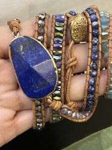 Bracelet Wrap Lapis Lazuli – Énergie Céleste photo review