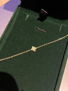 Bracelet Amazonite, Croix Étoilée, Argent Plaqué Or photo review