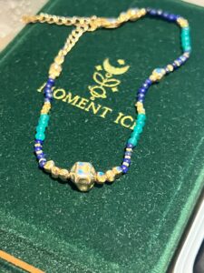 Bracelet Lapis-Lazuli – Main Protectrice, Argent Plaqué Or photo review