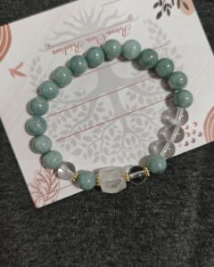 Bracelet Jade et Cristal de Roche – Clarté Céleste photo review