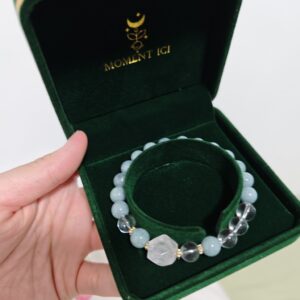 Bracelet Jade et Cristal de Roche – Clarté Céleste photo review