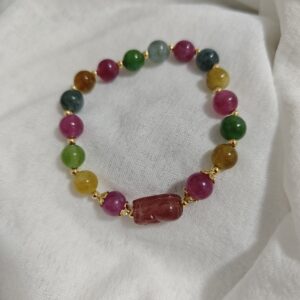 Bracelet Tourmaline Pixiu – Gardien de Fortune photo review