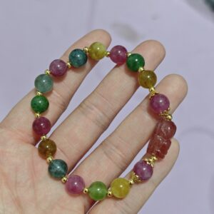 Bracelet Tourmaline Pixiu – Gardien de Fortune photo review