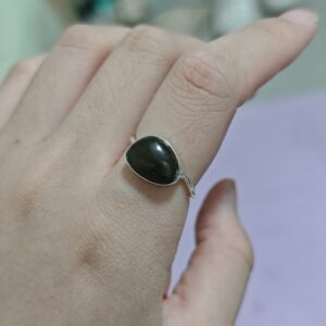 Bague Labradorite – Lueur Boréale, Argent photo review