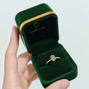 Bague Labradorite – Reflet Céleste, Argent Plaqué Or 14K photo review