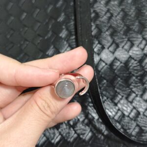 Bague Labradorite – Aura Sombre, Argent photo review