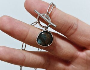 Collier Labradorite – Aura Mystique, Argent photo review
