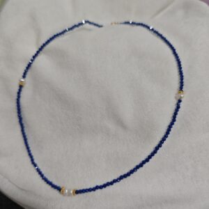 Collier Lapis-Lazuli et Perle – Sérénité Fine photo review