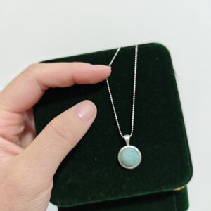 Collier Amazonite/Lapis Lazuli – Sérénité Polaire photo review