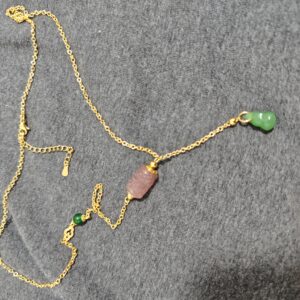 Collier Tourmaline Rose – Talisman Sculpté photo review
