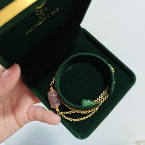 Collier Tourmaline Rose – Talisman Sculpté photo review