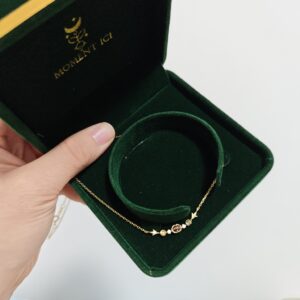 Collier Tourmaline et Topaze – Élixir de Lumière, Argent Plaqué Or 18K photo review