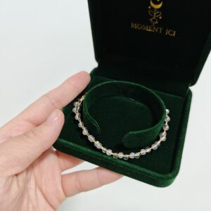Bracelet Labradorite - Luna, Argent Plaqué Or photo review
