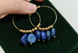 Boucles d’Oreilles Amazonite/Lapis Lazuli – Éclat Minéral photo review